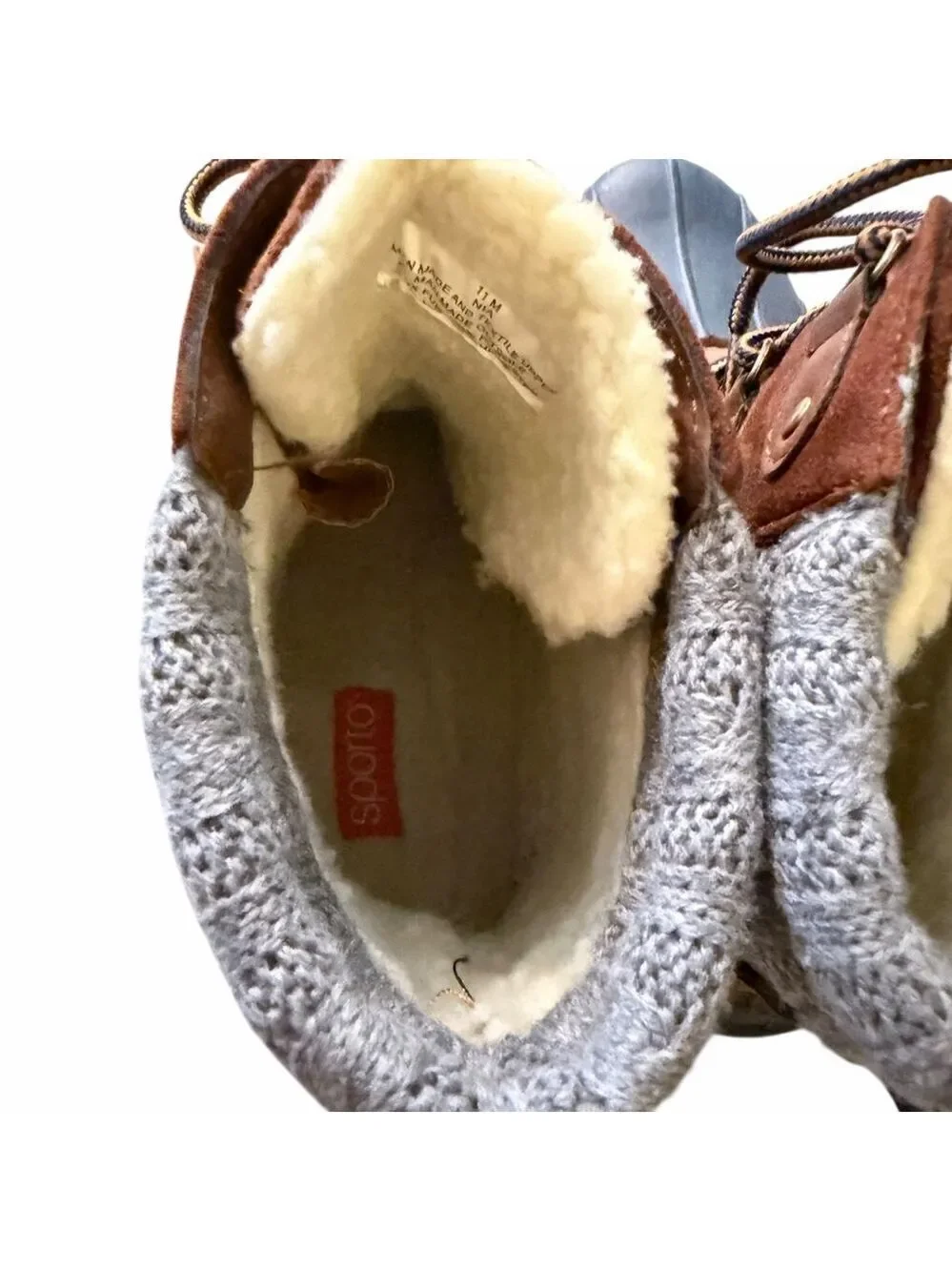 Sporto Women's Waterproof Duck Boots Size 11 Insulated Faux Fur Lining